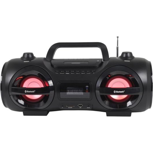 Radio CD Reflexion CDR900BT 2x RMS Bluetooth CD MP3 Draagbaar Zwart Oranje