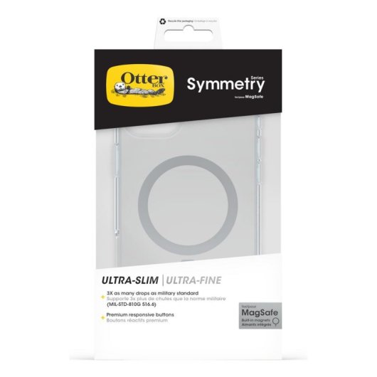 Funda para móvel OtterBox Symmetry Series Clear Cover Policarbonato Transparente MagSafe iPhone 16 Plus