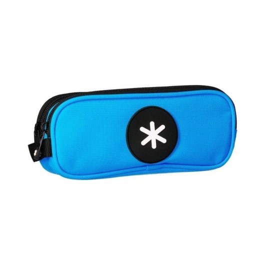 Astuccio Scolare Doppio ad Alta Capacità Antartik Blu