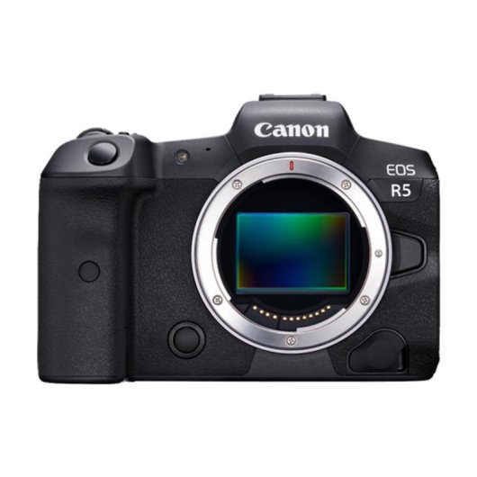 Cámara Mirrorless Canon EOS R5 Cuerpo 45MP 8192x5464 Sensor Full-Frame WiFi Bluetooth