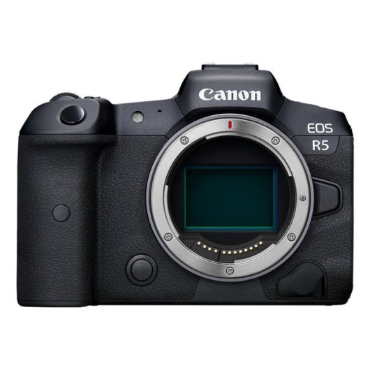 Cámara Mirrorless Canon EOS R5 Cuerpo 45MP 8192x5464 Sensor Full-Frame WiFi Bluetooth