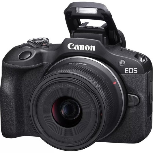 Spiegellose Kamera Canon EOS R100 24.1MP 6000x4000 18-45mm WiFi Schwarz