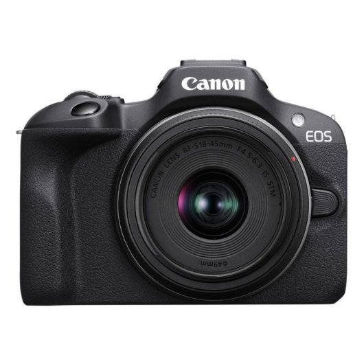 Spiegellose Kamera Canon EOS R100 24.1MP 6000x4000 18-45mm WiFi Schwarz