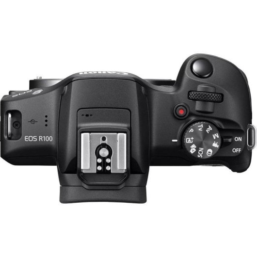 Spiegellose Kamera Canon EOS R100 24.1MP 6000x4000 18-45mm WiFi Schwarz