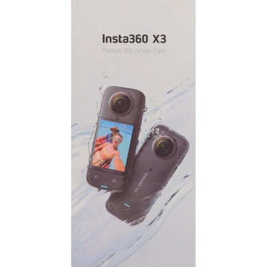Caméra Sportive Insta360 X3 5.7K UltraHD WIFI BT 360º UltraWide Stabilisation Avancée