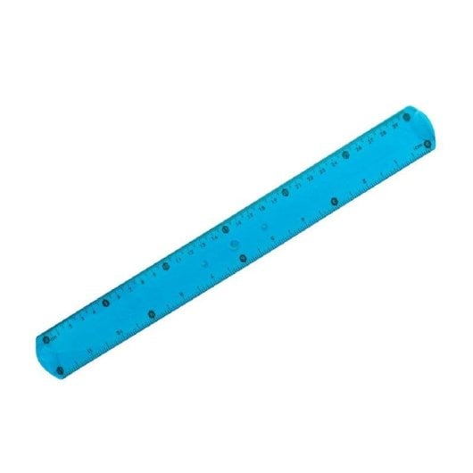 Set di Righe Liderpapel 30 cm, Squadra 10 cm, Triangolo 14 cm e Semicerchio Flessibile