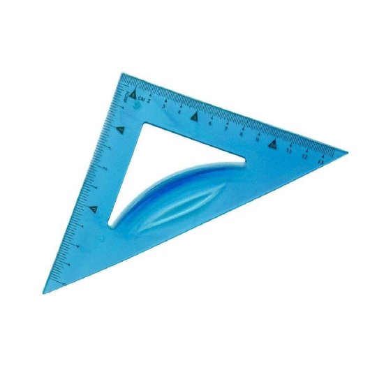 Set di Righe Liderpapel 30 cm, Squadra 10 cm, Triangolo 14 cm e Semicerchio Flessibile