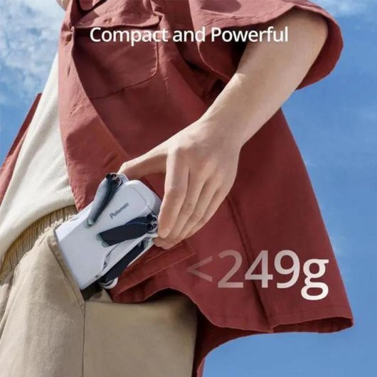 Dron Potensic Atom 12MP 4K CMOS GPS Pliable Gris