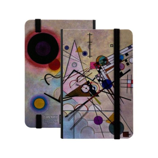 Quaderno A6 Javier Kandinski copertine rigide segnalibro