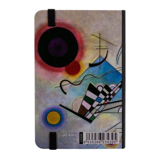 Quaderno A6 Javier Kandinski copertine rigide segnalibro