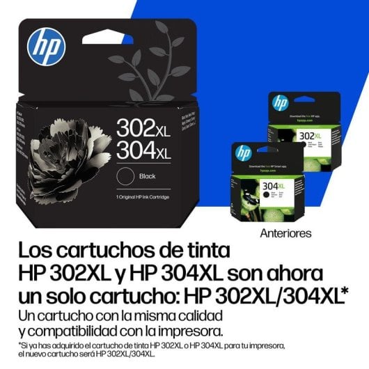 Cartucho de Tinta Original HP 302/304 Negro