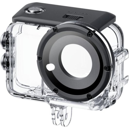 Funda de mergulho Insta360 CINSBBES para GO Ultra impermeável 60m transparente