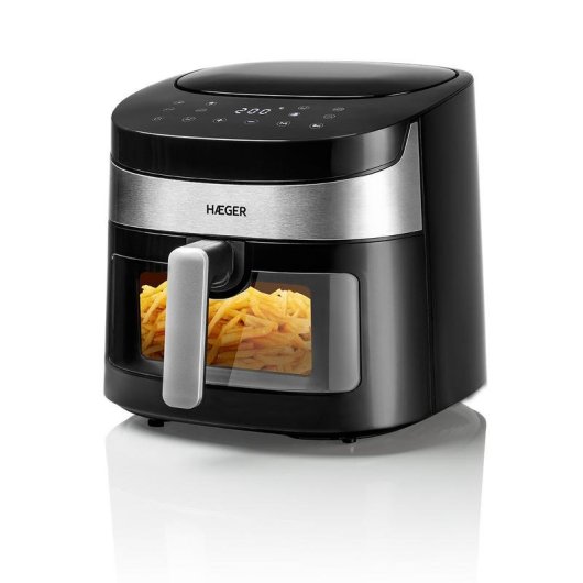 Airfryer Haeger AF-D80.008A 8L 1800W Écran Tactile Minuteur