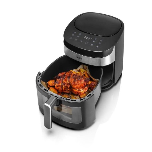 Airfryer Haeger AF-D80.008A 8L 1800W Écran Tactile Minuteur