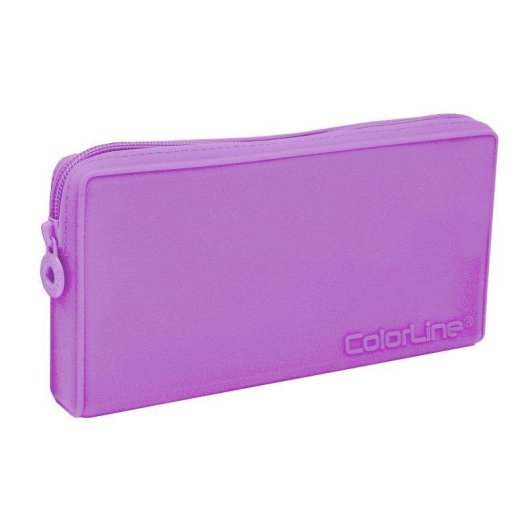 Borsa Scolastica Silicone Colorline Piana Tocco Morbido Viola