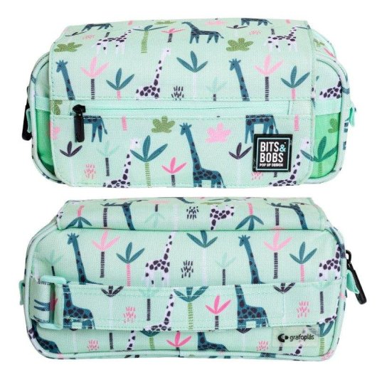 Estuche Triple ColePack EcoDesign con Material Escolar Incluido Jungle