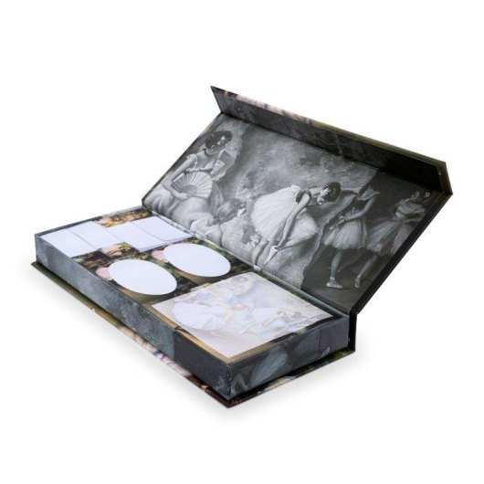 Set de notas adhesivas decoradas Javier El Beso con cierre magnético