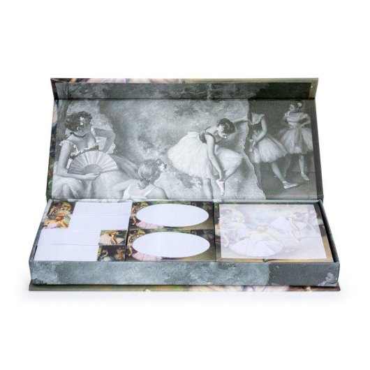 Set de notas adhesivas decoradas Javier El Beso con cierre magnético