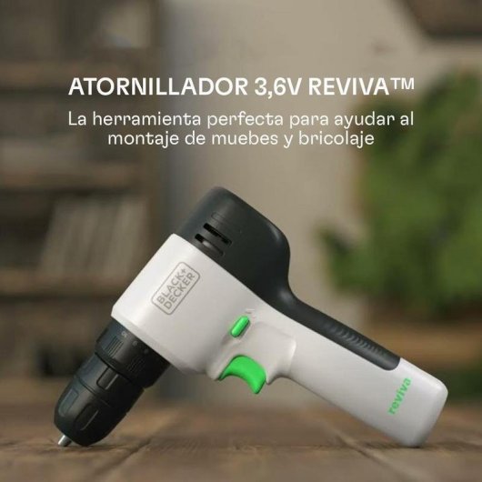Atornillador BLACK & DECKER REVSD4C-XJ 3,6V Inalámbrico 5,5 Nm LED