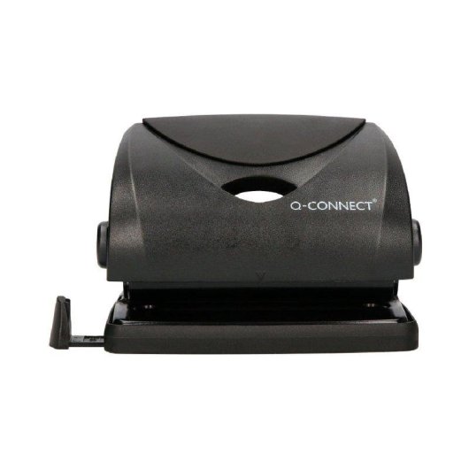 Taladrador Q-Connect KF01234 Negro Abertura 2 mm Capacidad 20 Hojas