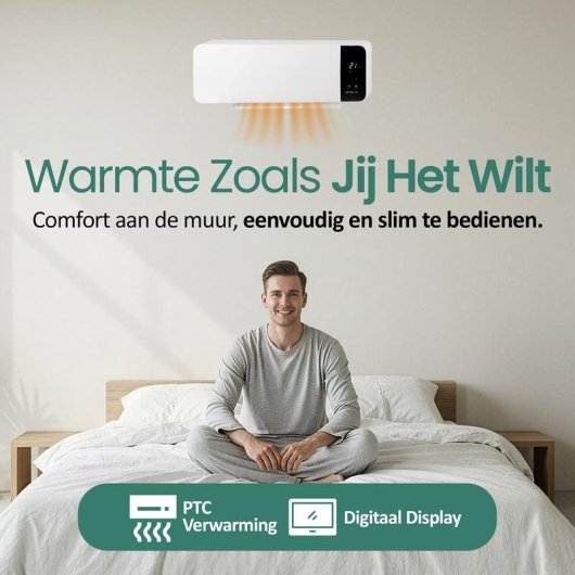 Wandheizgerät Emerio WH-133172 2000W Weiß mit Fernbedienung