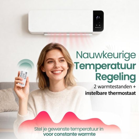 Wandheizgerät Emerio WH-133172 2000W Weiß mit Fernbedienung