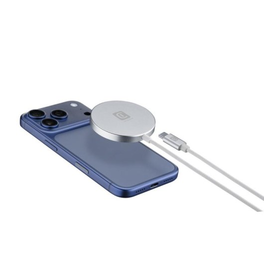 Base de Carga Inalámbrica CellularLine MAG PAD Qi2.2 25W Blanco