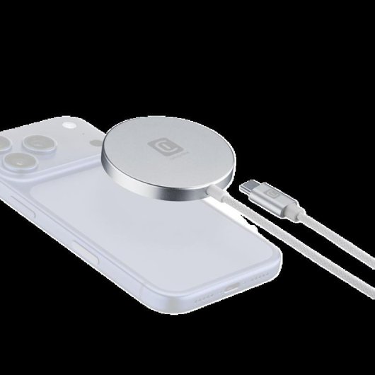 Base de Carga Inalámbrica CellularLine MAG PAD Qi2.2 25W Blanco