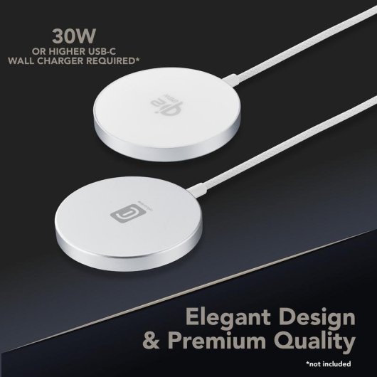 Base de Carga Inalámbrica CellularLine MAG PAD Qi2.2 25W Blanco