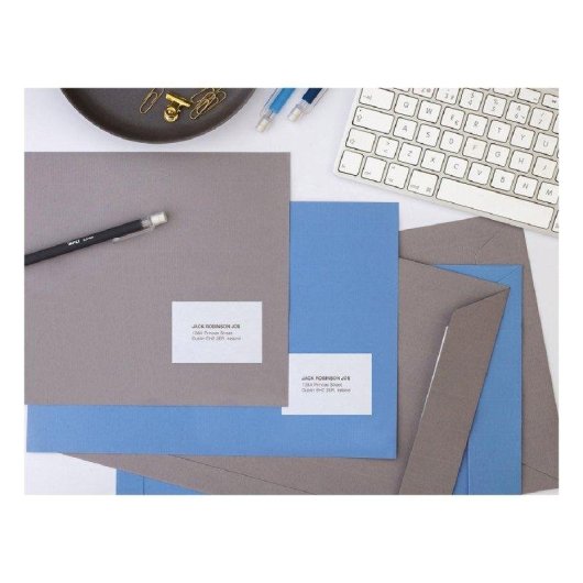 Etiquetas Adhesivas Q-Connect KF10657 A4 12 Etiquetas 105x48 mm Copia Laser Inkjet