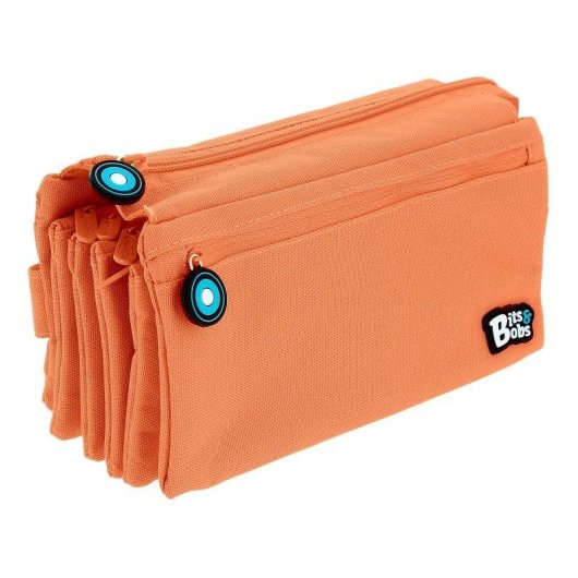 Estuche Portatodo Cuádruple Grafoplás Bits and Bobs Coral