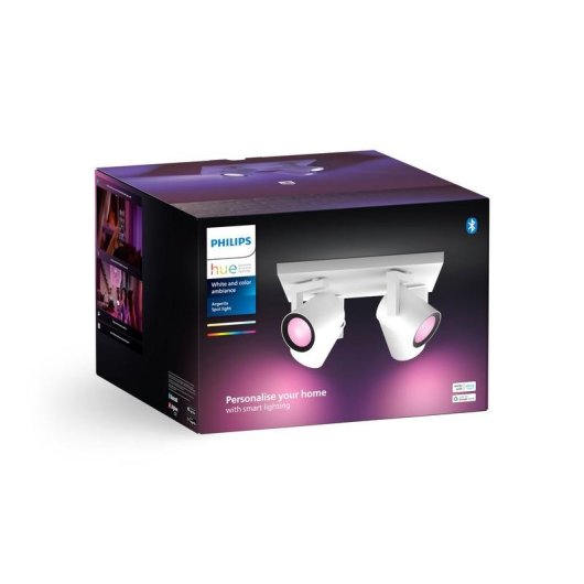 Foco inteligente Philips Hue Argenta Bluetooth Multicolor 4 luces GU10