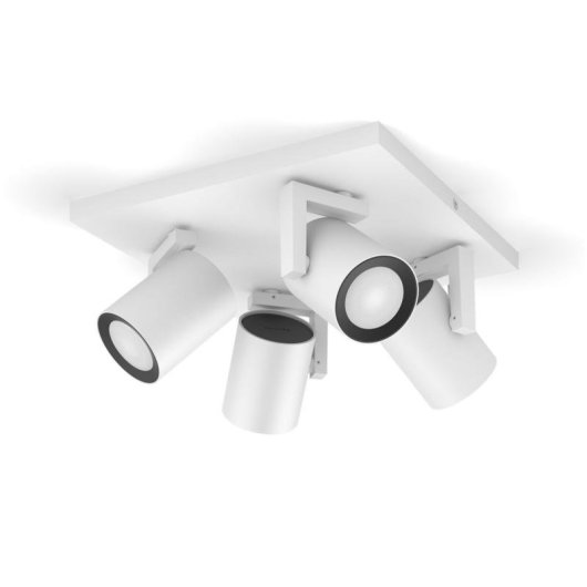 Foco inteligente Philips Hue Argenta Bluetooth Multicolor 4 luces GU10