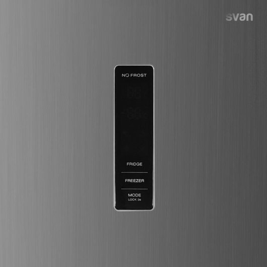 Frigorífico Combi SVAN SC185600ENFX No Frost 185,5cm 323L E Inox
