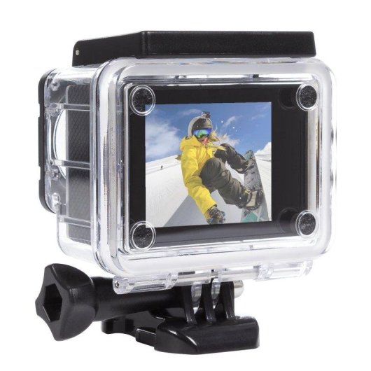 Cámara Deportiva Dam Electronics Komir 720P HD Gran Angular 14 Accesorios UltraWide