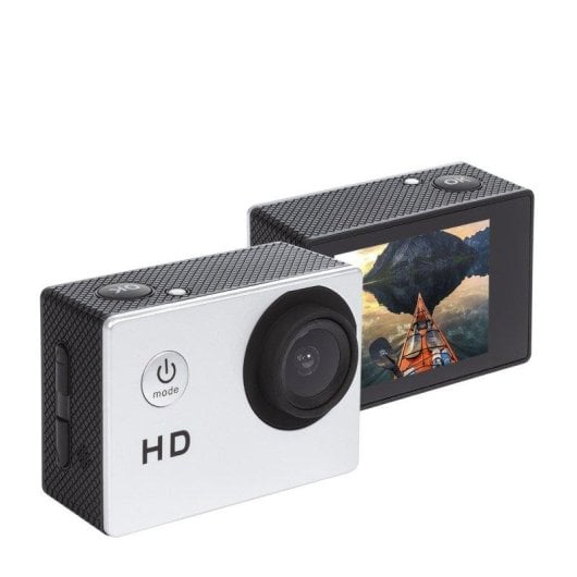 Cámara Deportiva Dam Electronics Komir 720P HD Gran Angular 14 Accesorios UltraWide