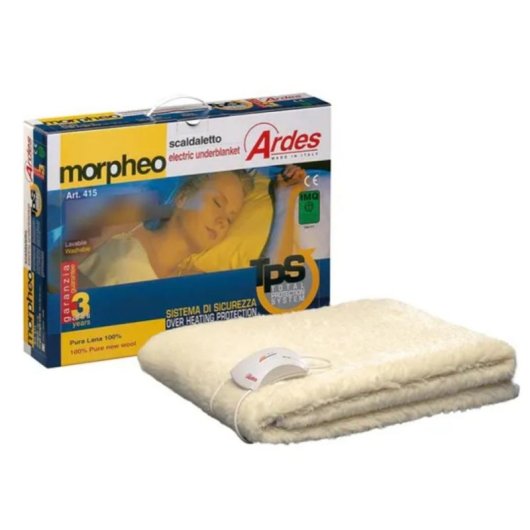 Manta eléctrica Ardes Morpheo 415 60W 2 niveles Beige Lana