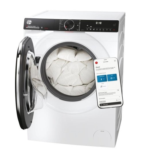 Lavasecadora HOOVER 10kg A H-WASH&DRY 700 H7D 6106MBC8-S Wi-Fi 18 programmi