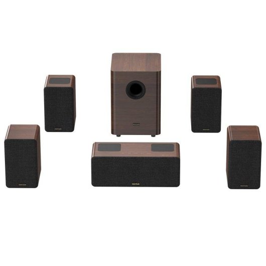 Barra Audio Hiwill-audio M514 5.1.4 900W Dolby Atmos Legno Marrone Scuro