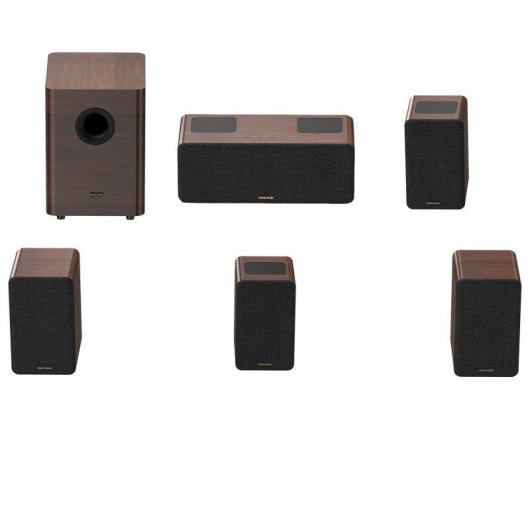 Barra Audio Hiwill-audio M514 5.1.4 900W Dolby Atmos Legno Marrone Scuro