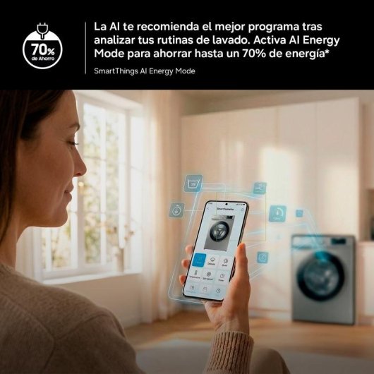 Lavasecadora Samsung 9kg D WD90HG6U94BEU3 com autodosificação e AI Wash