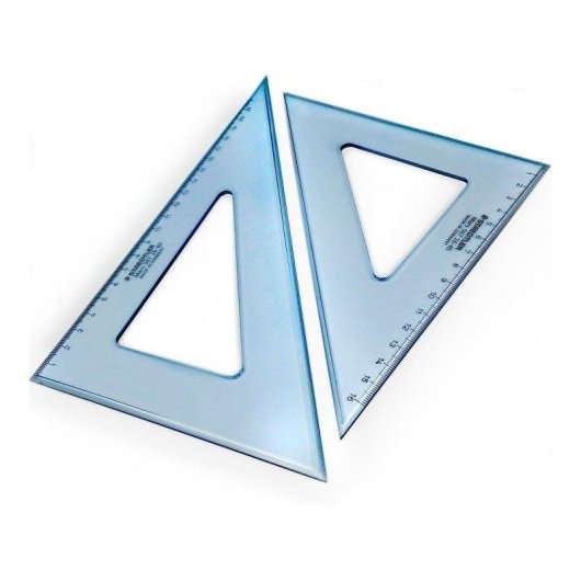 Set de Geometria 4 Peças Plástico Transparente Staedtler Mars