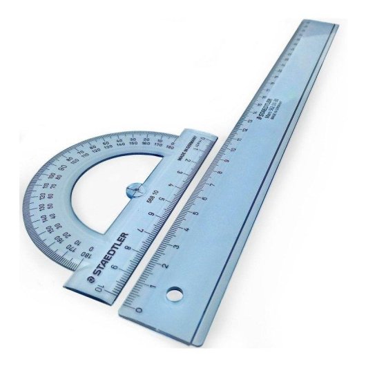 Set de Geometria 4 Peças Plástico Transparente Staedtler Mars