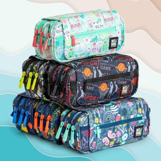 Estuche Triple Grafoplás ColePack EcoDesign con Material Escolar Incluido