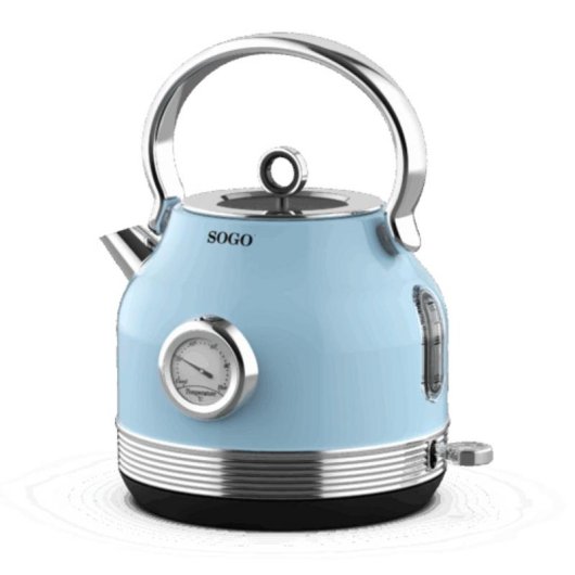 Fervedouro Sogo KET-SS-7761 1,8 L Azul Aço Inoxidável 2200 W