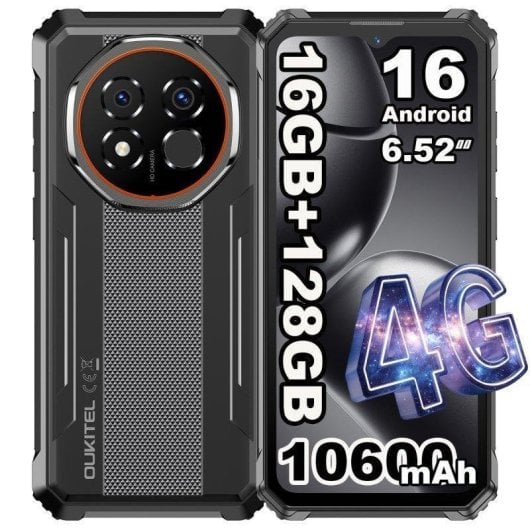 Oukitel G6 4G 4GB 128GB 6,52" Schwarz Dual-SIM