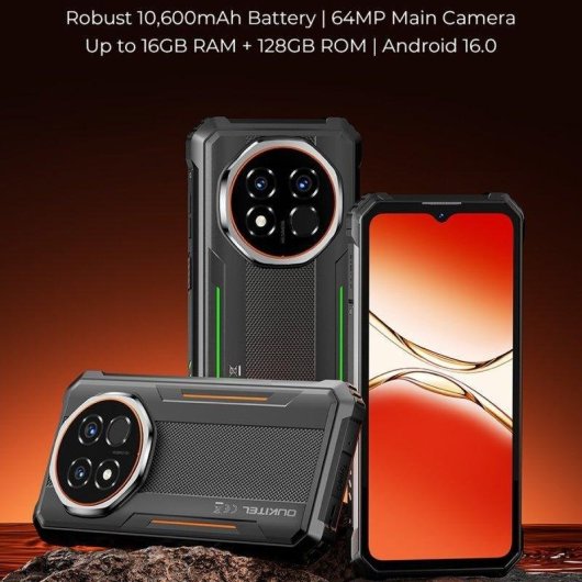 Oukitel G6 4G 4GB 128GB 6,52" Schwarz Dual-SIM