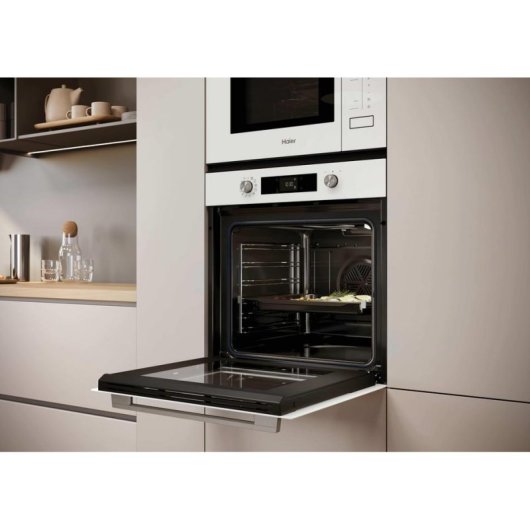 Horno Multifunción Haier H6 ID23B3YTW 78L 60cm Pirolítico + Hidrolítico A++ WiFi Blanco