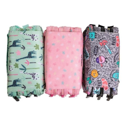 Estuche Escolar Triple Grafoplás Design Pack Material Escolar 40 Piezas