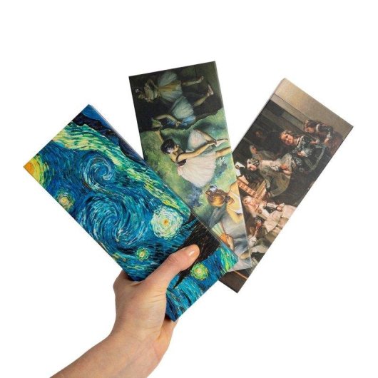 Set de notas adhesivas decoradas Javier Las Meninas caja magnética